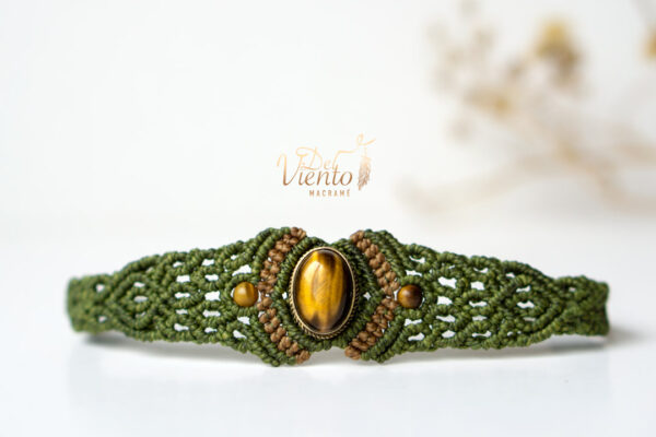 Pulsera ABRIL con Ojo de tigre