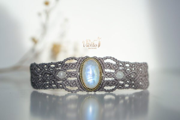 Pulsera con Piedra Luna