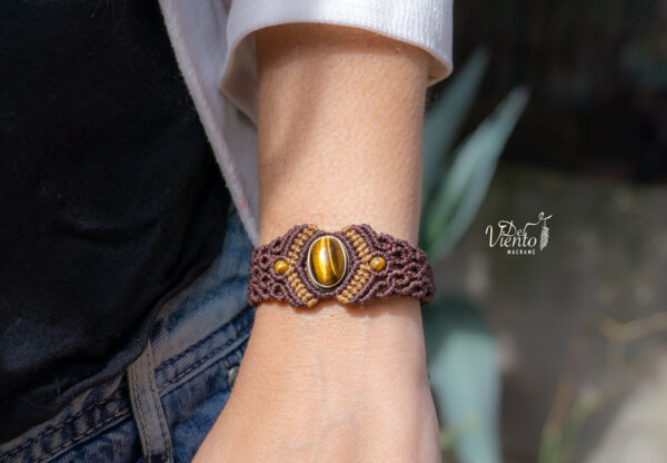 Pulsera ABRIL con Ojo de tigre