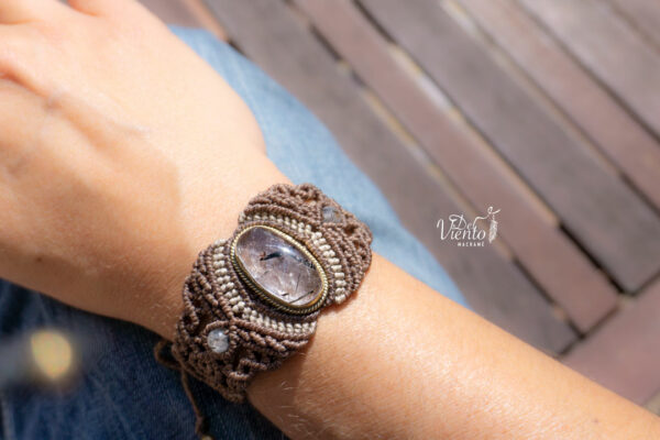 Pulsera con Cuarzo Turmalinado - Imagen 4